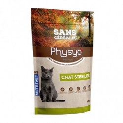 PHYSYO PET FOOD - Croquettes Chat Stérilisé au Poulet Canard Dinde Légumes sans céréales - sac de 1,5 kg Sonico.fr