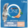 PURINA ONE - Croquettes pour chat Stérilisé à la Truite - sac de 1,5 kg Sonico.fr