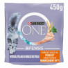 PURINA ONE - Croquettes pour chat Spécial Pelage Boules de poils au Poulet - sac de 450 g Sonico.fr