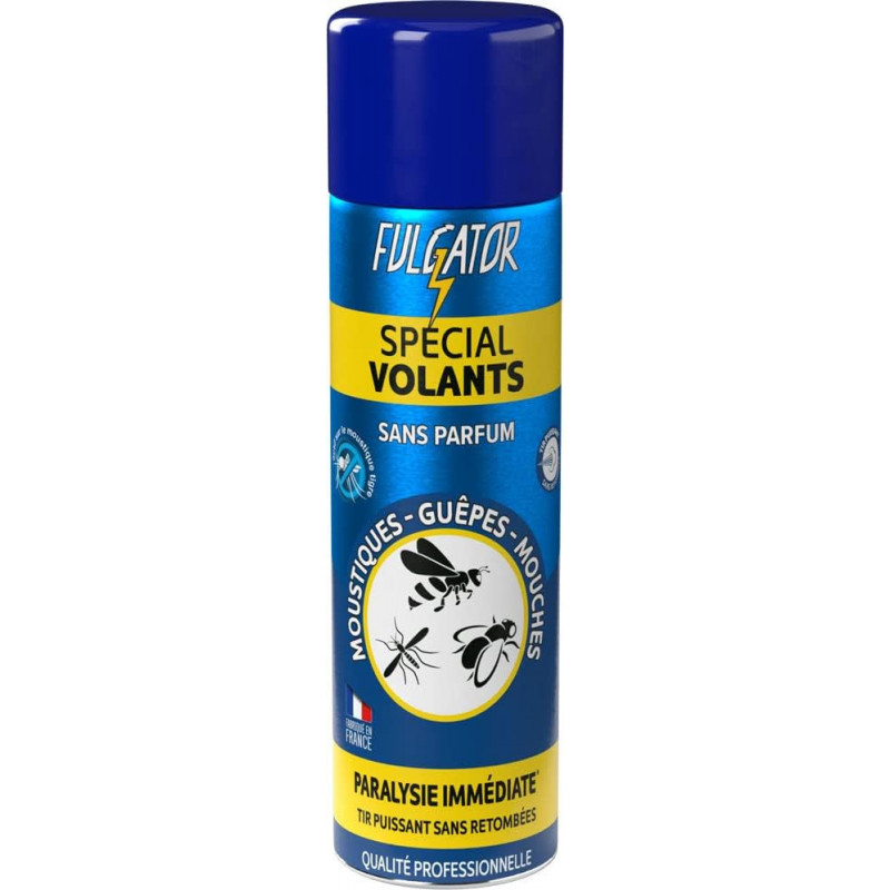 FULGATOR - Insecticide Spécial Volants Moustiques Guêpes Mouches - 500 ml Sonico.fr
