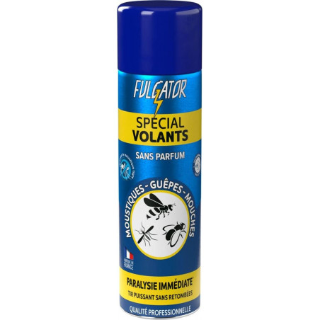 FULGATOR - Insecticide Spécial Volants Moustiques Guêpes Mouches - 500 ml Sonico.fr