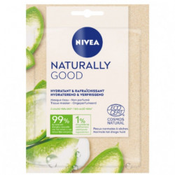 NIVEA - Masque Visage Tissu Naturally Good Aloe Vera Sonico.fr