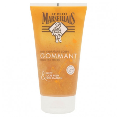 LE PETIT MARSEILLAIS - Soin gommant hydratant Corps Karité Sucre Argan - flacon de 150 ml Sonico.fr