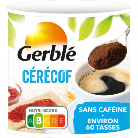 GERBLE - Cérécof Préparation pour boisson instantanée - boite de 125 g Sonico.fr