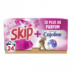 SKIP - Lessive Capsule 3En1 Touche De Cajoline - boîte de 24 capsules Sonico.fr