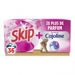 SKIP - Lessive Capsule 3En1 Touche De Cajoline - boîte de 36 capsules Sonico.fr
