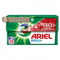 ARIEL - Lessive Capsule ultra Détachant - boite de 28 capsules Sonico.fr