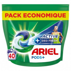 ARIEL - Lessive Capsule Active Deo Fresh - boite de 40 capsules Sonico.fr