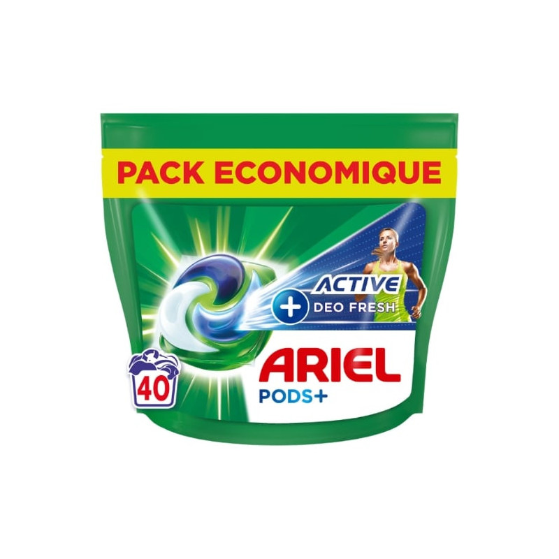ARIEL - Lessive Capsule Active Deo Fresh - boite de 40 capsules Sonico.fr