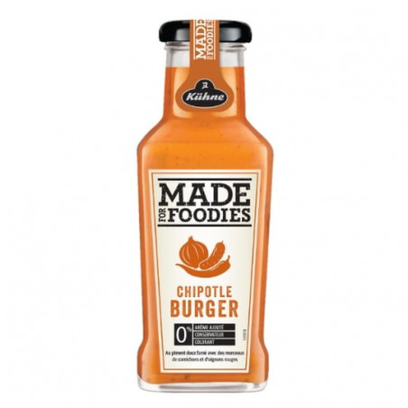KUHNE - Sauce Chipotle Burger au Piment - flacon de 235 g Sonico.fr