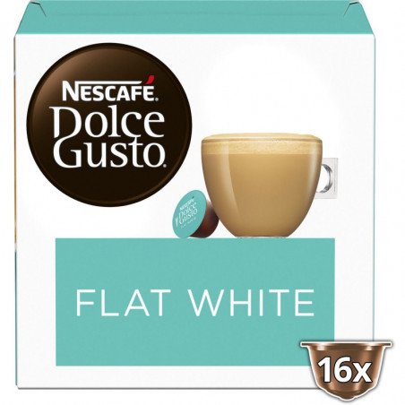 DOLCE GUSTO - Flat White Café capsules Compatible Dolce Gusto - boîte de 16 capsules Sonico.fr