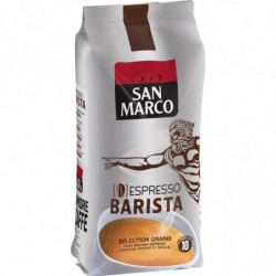 SAN MARCO - Espresso Barista n°10 Café en grains - paquet de 1 kg Sonico.fr