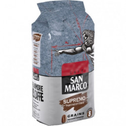 SAN MARCO - Supremo n° 8 Café en grains - paquet de 1 kg Sonico.fr