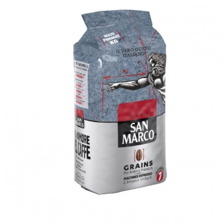 SAN MARCO - Grains n°7 Café en grains - paquet de 1 kg Sonico.fr