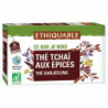 ETHIQUABLE - Thé noir Tchai aux Epices Darjeeling Bio - boite de 20 sachets Sonico.fr