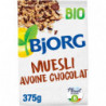 BJORG - Muesli bio à l'avoine et au chocolat - paquet de 375 g Sonico.fr