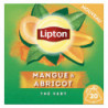 LIPTON  - Thé vert Mangue et Abricot - boite de 20 sachets Sonico.fr