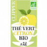 CLIPPER - Thé vert Bio Citron - boite de 20 sachets - 35 g Sonico.fr