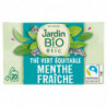 JARDIN BIO ETIC - Thé vert Menthe Fraiche Bio - boîte de 20 sachets Sonico.fr