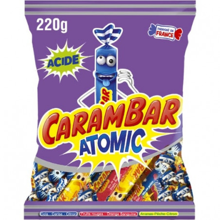 CARAMBAR - Bonbons Atomic Acide - sachet de 220 g Sonico.fr