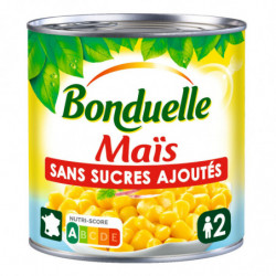 BONDUELLE - Maïs sans sucres ajoutés - boîte de 285 g Sonico.fr