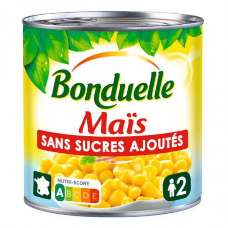 BONDUELLE - Maïs sans sucres ajoutés - boîte de 285 g Sonico.fr