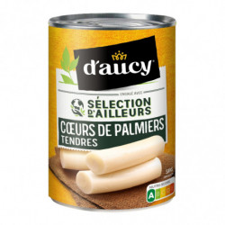 D'AUCY - Coeurs de palmiers tendres Sélection d'ailleurs - boîte de 220 g Sonico.fr