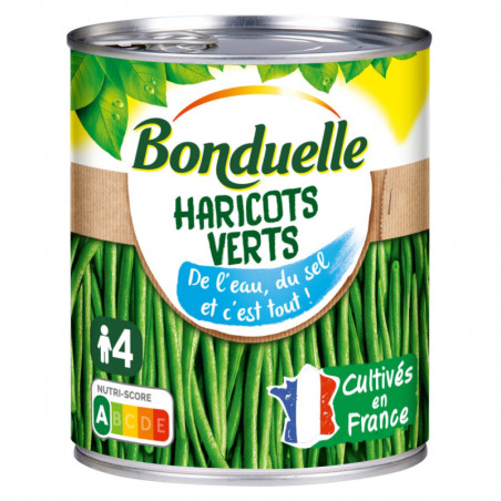 BONDUELLE - Haricots verts extra-fins - boîte de 440 g Sonico.fr