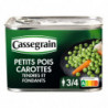 CASSEGRAIN - Petits pois Carottes - boîte de 465 g Sonico.fr