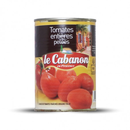 LE CABANON - Tomates entières pelées - boite de 238 g net égoutté Sonico.fr