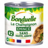 BONDUELLE - Champignons émincés sans sulfite et sans additif - boîte de 230 g Sonico.fr