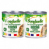 BONDUELLE - Champignons émincés sans sulfite et sans additif - pack de 2 boîtes de 115 g Sonico.fr