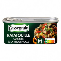 CASSEGRAIN - Ratatouille cuisinée à la provençale - boîte de 185 g Sonico.fr