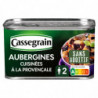 CASSEGRAIN - Aubergines cuisinées à la provençale - boîte de 375 g Sonico.fr