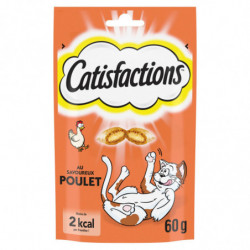 CATISFACTIONS - Friandise pour chat au Poulet - sachet de 60 g Sonico.fr