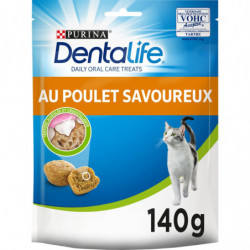 DENTALIFE - Friandise pour chat au Poulet - paquet de 140 g Sonico.fr