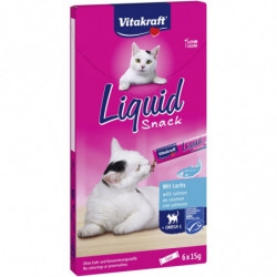 VITAKRAFT - Liquide Snack Saumon Oméga 3 - boite de 90 g Sonico.fr