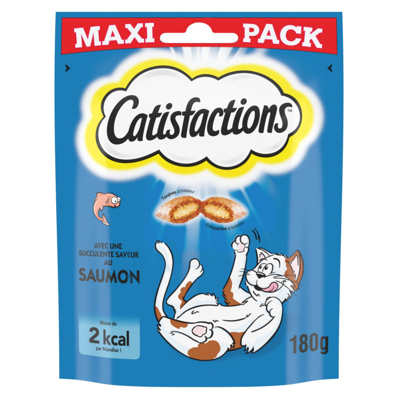 CATISFACTIONS - Friandise pour chat au Saumon - sachet de 180 g Sonico.fr