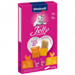VITAKRAFT - Jelly Lovers Poulet Dinde Friandise pour chat - boite de 90 g Sonico.fr
