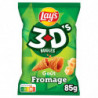 LAY'S - 3D Biscuits apéritifs saveur Fromage - Sachet de 85 g Sonico.fr