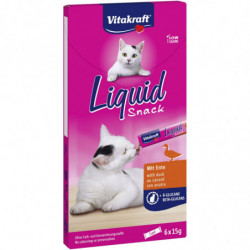 VITAKRAFT - Liquide Snack Friandise pour chat liquides Canard & beta-glucanes - boite de 90 g Sonico.fr