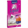 VITAKRAFT - Liquide Snack Friandise pour chat liquides Canard & beta-glucanes - boite de 90 g Sonico.fr