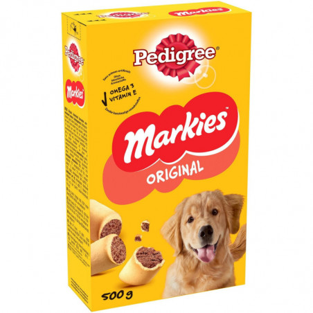 PEDIGREE - Markies Récompense pour chien moyens grands biscuit - boite de 500 g Sonico.fr