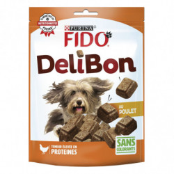 PURINA FIDO - DeliBon Friandise pour chien poulet - paquet de 130 g Sonico.fr