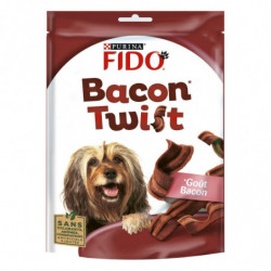FIDO -  Bacon twist Récompense pour chien - sachet de 120 g Sonico.fr