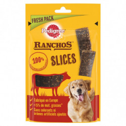 PEDIGREE - Ranchos Slices lamelles au buf Récompense pour chien - sachet de 60 g Sonico.fr