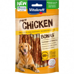 VITAKRAFT - Pure Chicken Bonas de poulet Récompenses pour chien - sachet de 80 g Sonico.fr