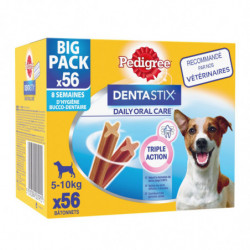 PEDIGREE - Dentastix Récompense pour chien de petite taille - boite de 56 - 880 g Sonico.fr