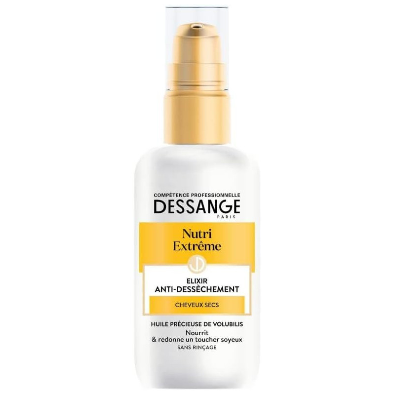 DESSANGE - Elixir Cheveux Nutri-Extrême Anti-déssèchement Cheveux Secs - flacon de 100 ml Sonico.fr