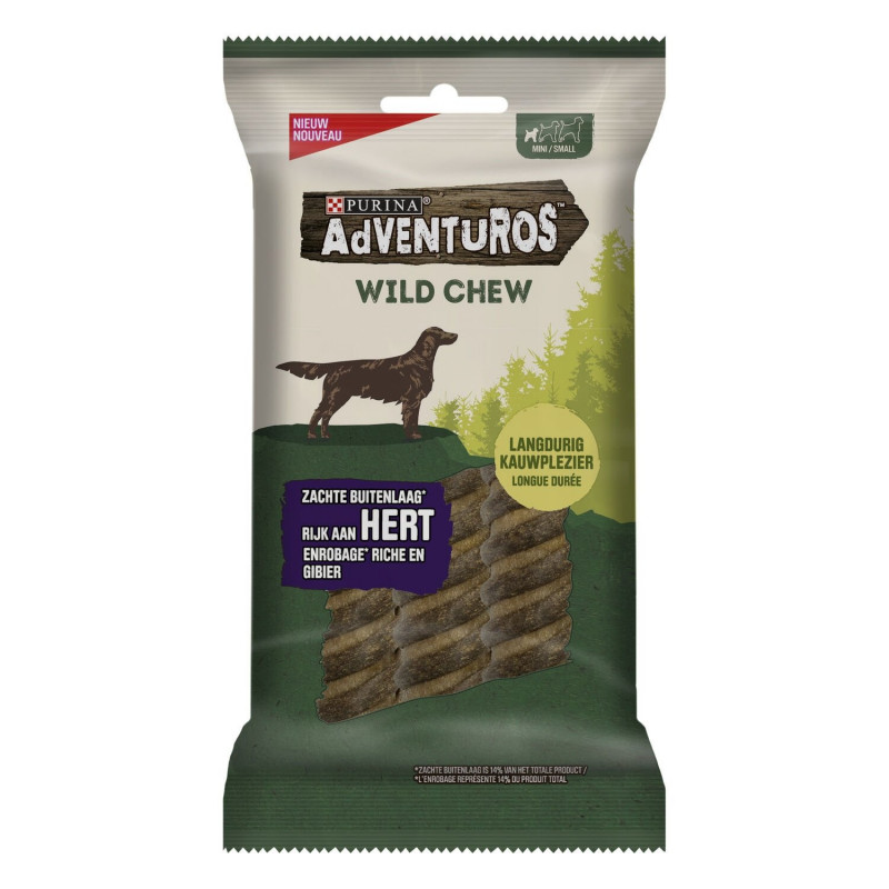 PURINA - Adventuros gibier Wild Chew Bâtonnet à mâcher pour chien mini - sachet de 150 g  Sonico.fr